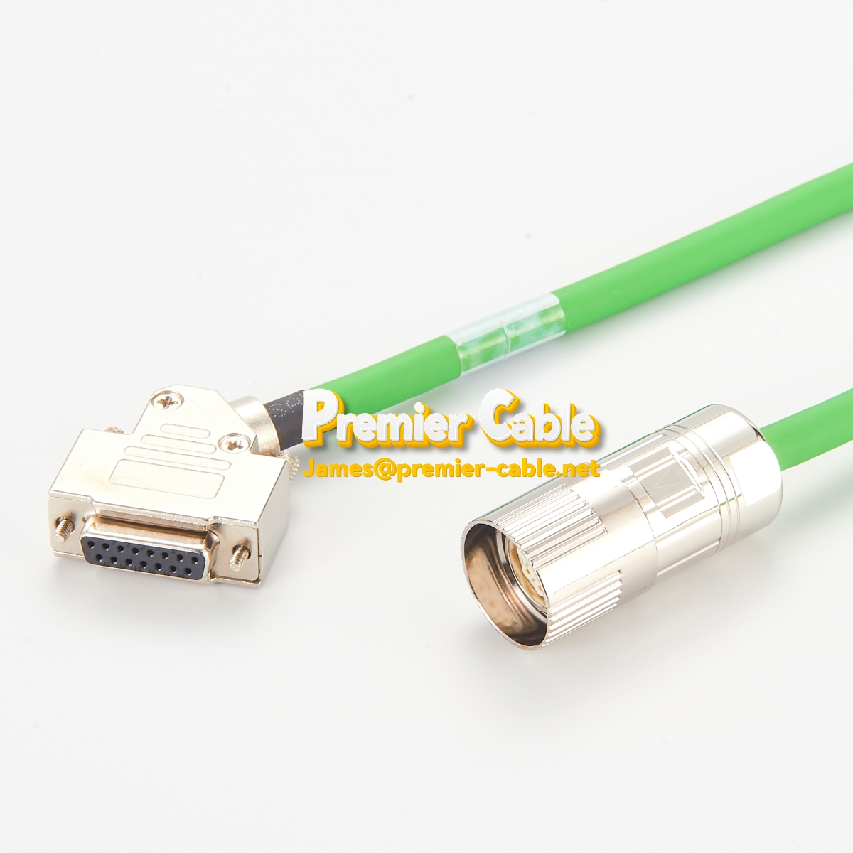 Encoder connection cable with M23 plug drag-chain high flexible