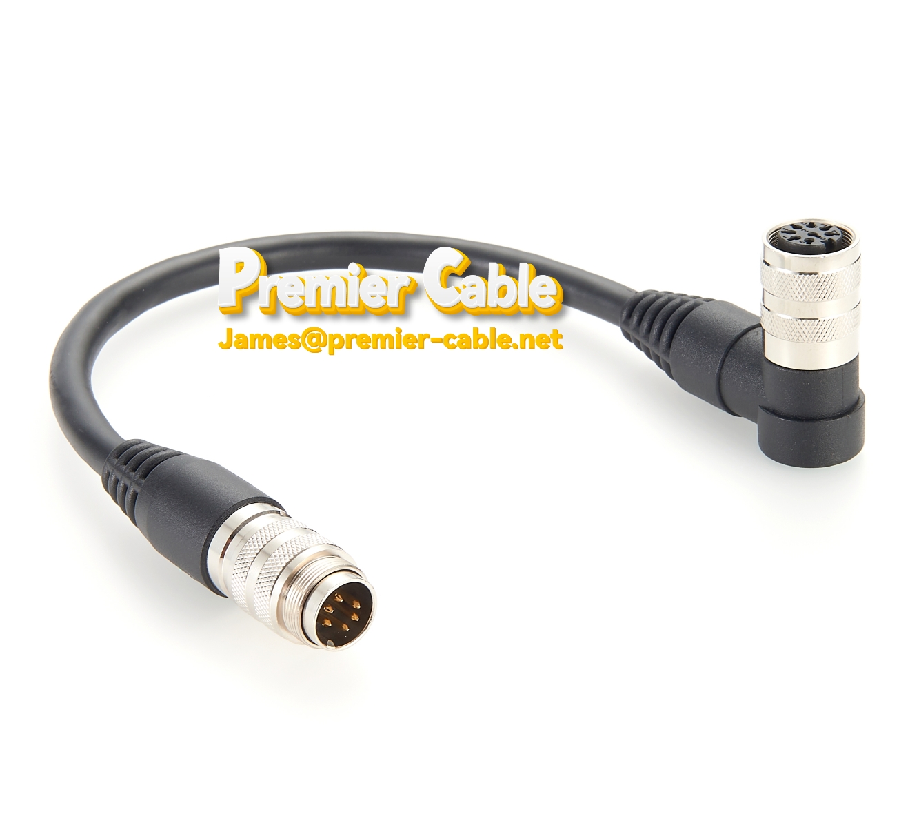 Right Angle AISG Control Cable water-proofing design with molding  