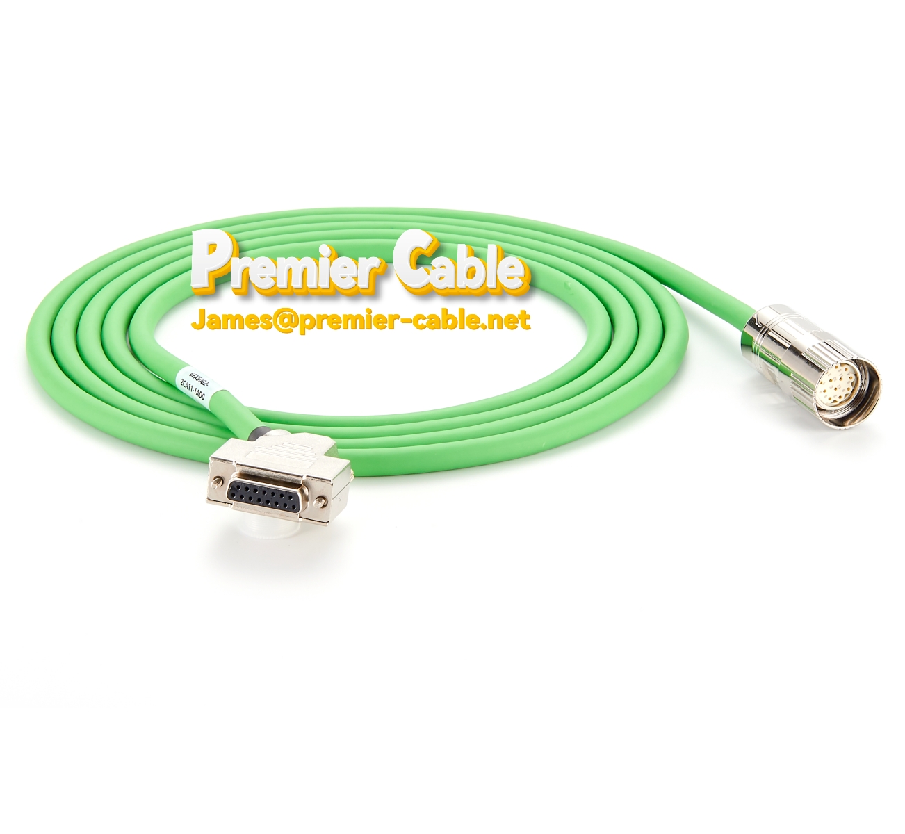 Encoder connection cable with M23 plug drag-chain high flexible