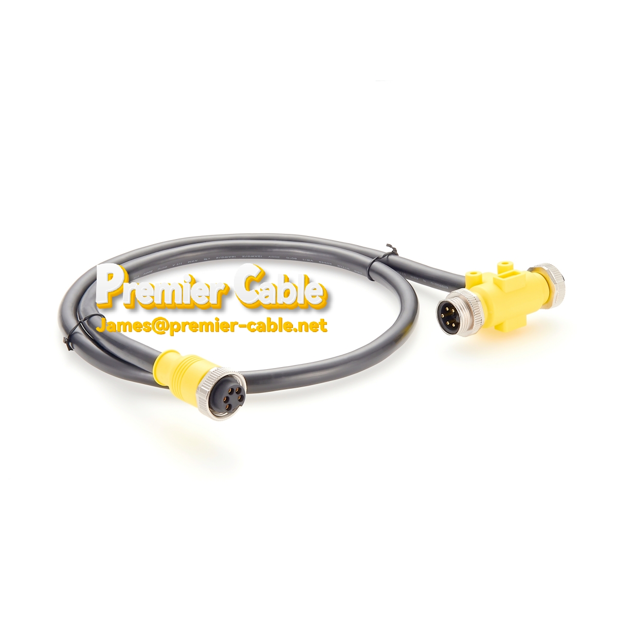 Mini-Change T-Splitter Circular Connector Cable