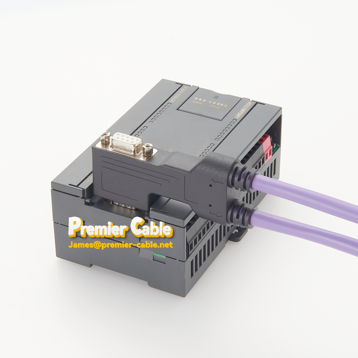 Profibus 9 Way Right Angle Cable Mount D-sub Connector  