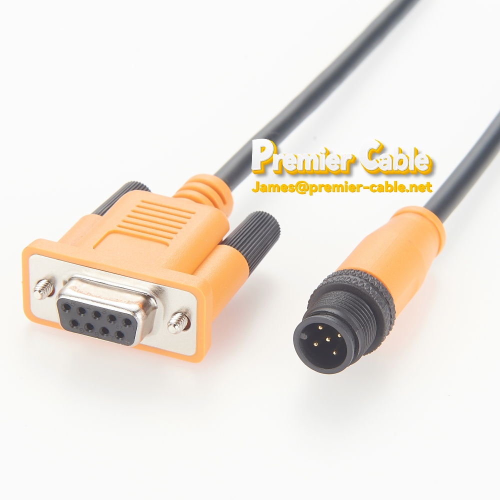 Premier Cable M12 5 pin to DB9 marine CANopen adapter cable